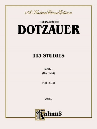 Książka 113 Studies, Vol 1 J. J. F. Dotzauer