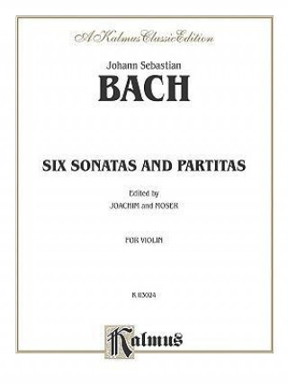 Carte Six Sonatas and Partitas Johann Bach