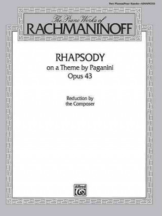 Книга Rhapsody on a Theme by Paganini, Op. 43 Sergei Rachmaninoff