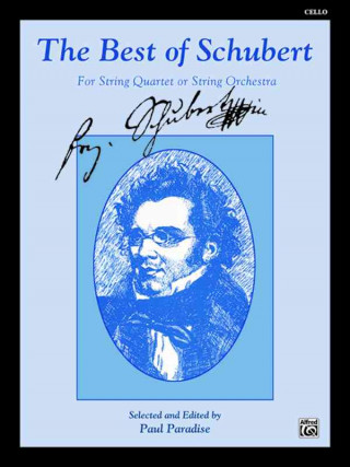 Könyv The Best of Schubert: Cello Paul Paradise