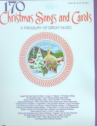Carte 170 Christmas Songs and Carols: Piano/Vocal/Chords Alfred Publishing