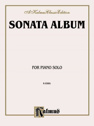 Könyv Sonata Album, Vol 1 Ludwig Van Beethoven
