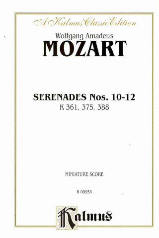 Carte Serenades, K. 361, 375, 388: Miniature Score, Miniature Score Wolfgang Mozart