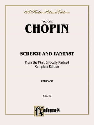 Könyv Scherzi and Fantasy in F Minor Fr'd'ric Chopin
