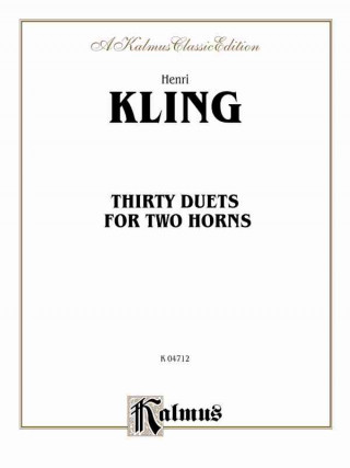 Carte Thirty Duets Henri Kling
