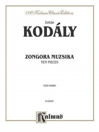 Kniha Ten Pieces (Zongora Muzsika) Zoltn Kodly