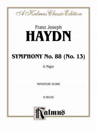 Könyv Symphony No. 88 in G Major: Miniature Score, Miniature Score Franz Haydn