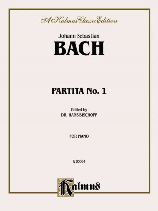 Książka Partita No. 1 in B-Flat Major Johann Sebastian Bach