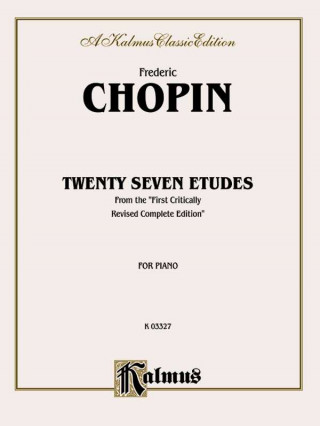 Kniha Twenty-Seven Etudes Fr'd'ric Chopin