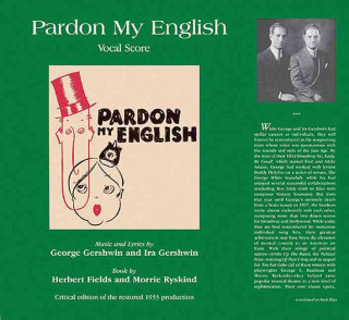 Carte Pardon My English: Critical Edition Vocal Score George Gershwin
