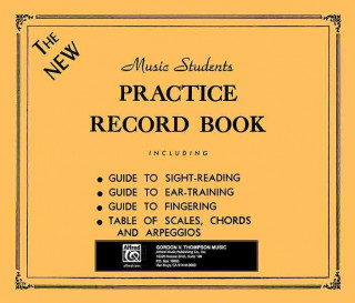 Buch The New Music Students Practice Record Book Alfred Publishing