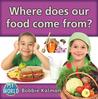 Könyv Where Does Our Food Come From? Bobbie Kalman