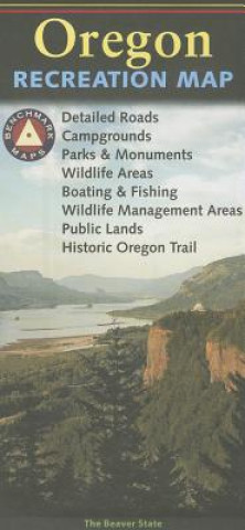 Materiale tipărite Benchmark: Oregon Recreation Map Benchmark Maps &. Atlases