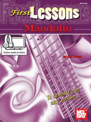 Knjiga First Lessons Mandolin Dix Bruce