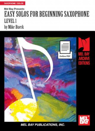 Libro Easy Solos for Beginning Saxophone, Level 1 Michael Buerk