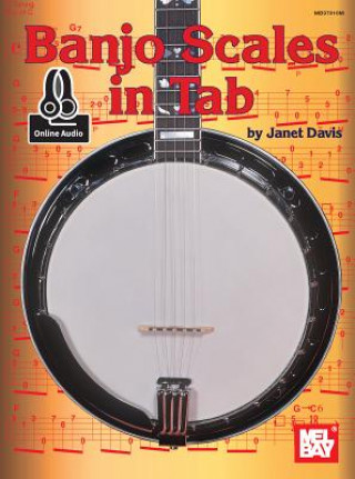 Książka Banjo Scales in Tab Janet Davis