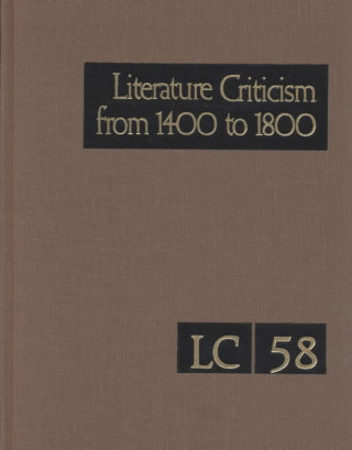 Livre Lit Crit 1400-1800 58 Gale Group