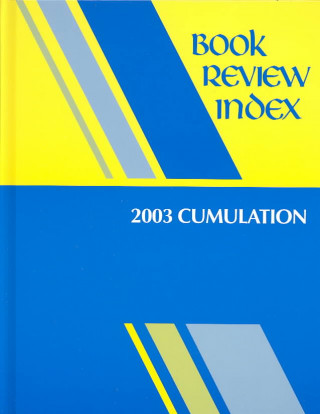 Könyv Book Review Index Cum 03 Gale Group