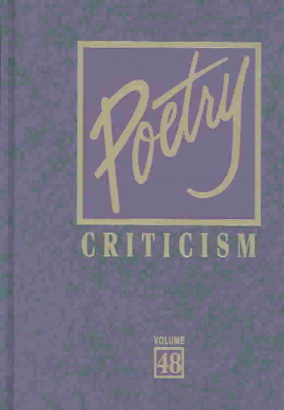 Książka Poetry Criticism David Galens