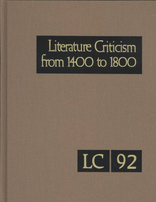 Książka Literature Criticism from 1400 to 1800 Michael Lablanc