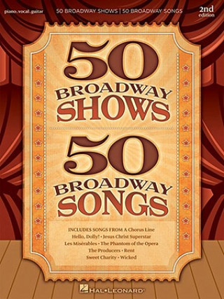 Könyv 50 Broadway Shows/50 Broadway Songs Hal Leonard Publishing Corporation