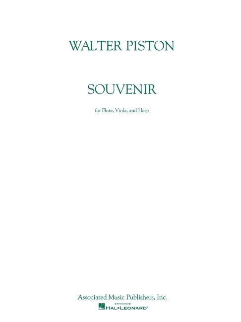 Knjiga Souvenir: Score and Parts W. Piston