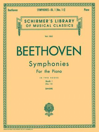 Carte Symphonies - Book 1: Piano Solo Ludwig Van Beethoven