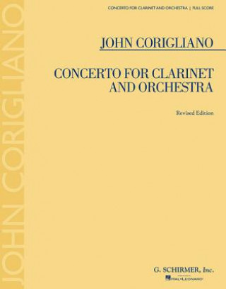 Książka Clarinet Concerto: Full Score Corigliano John