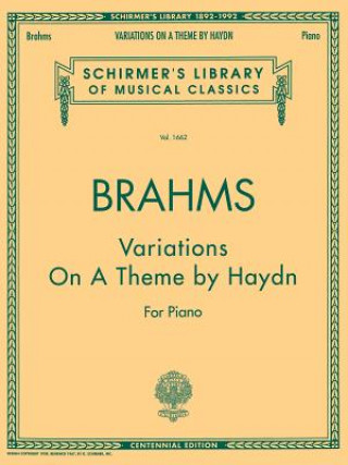 Carte Variations on a Theme by Haydn for the Piano J. Brahms
