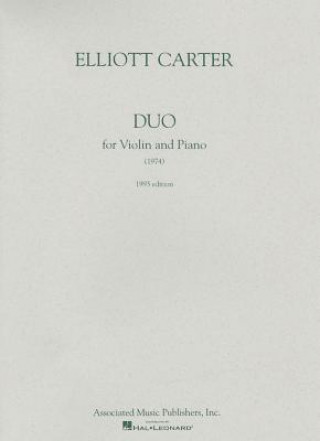 Książka Duo: Violin and Piano Carter Elliott