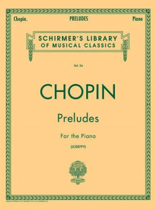 Książka Preludes Frederic Chopin