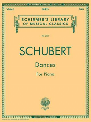 Carte Dances for Piano: Piano Solo F. Schubert
