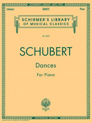 Książka Dances for Piano: Piano Solo F. Schubert