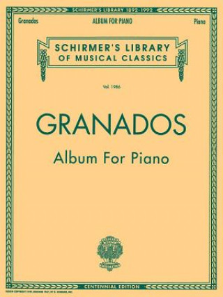 Könyv Album for Piano: Piano Solo Enr Granados