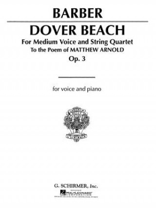 Book Dover Beach: Voice and Piano Barber Samuel