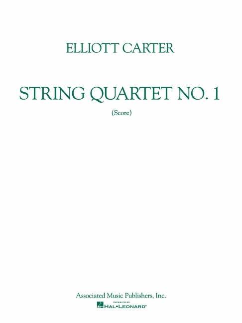 Kniha String Quartet No. 1 (1951): Miniature Full Score E. Carter