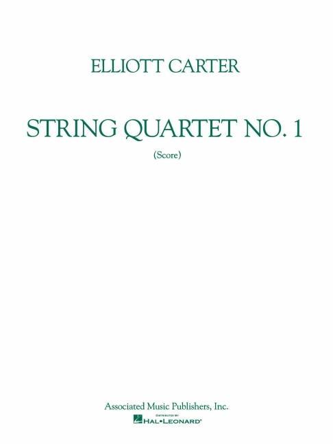 Knjiga String Quartet No. 1 (1951): Miniature Full Score E. Carter