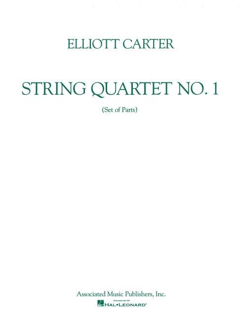 Könyv String Quartet No. 1 (1951): Set of Parts Carter Elliott