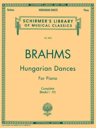 Książka Hungarian Dances: Piano Solo J. Brahms