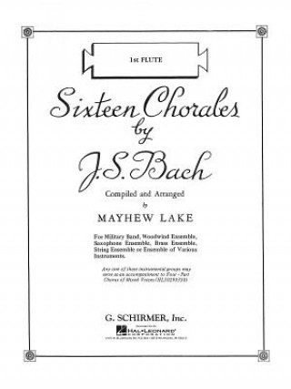 Libro Sixteen Chorales Sebastian Bach Johann