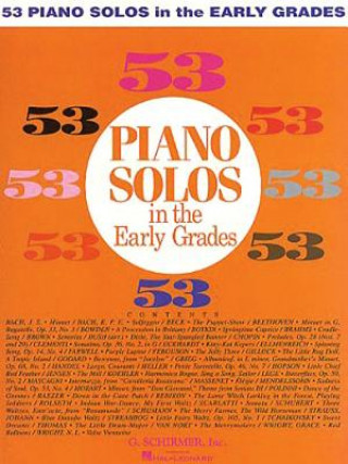 Książka 53 Piano Solos in the Early Grades G Schirmer Inc