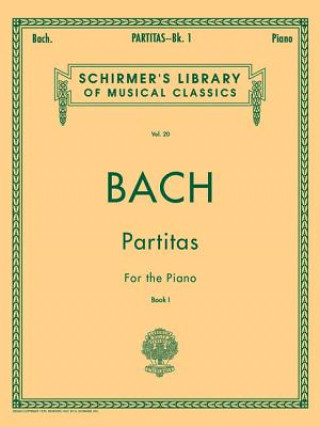 Knjiga Partitas - Book 1: Piano Solo Sebastian Bach Johann