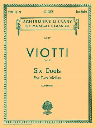 Book 6 Duets, Op. 20: Score and Parts Battista Viotti Giovan