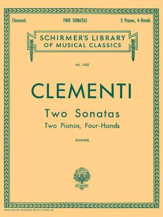 Könyv 2 Sonatas: Piano Duet Clementi Muzio