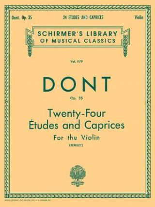 Книга 24 Etudes and Caprices, Op. 35: Violin Solo Dont Jacob