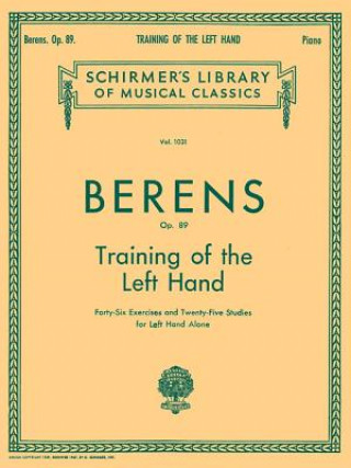 Carte Training of the Left Hand, Op. 89 Berens Hermann