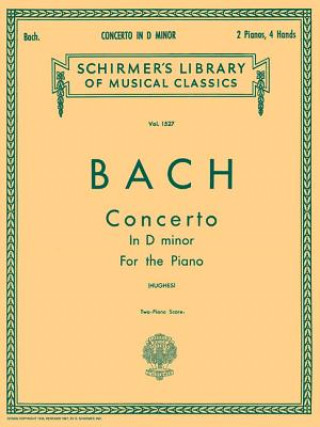 Carte Bach: Concerto in D Minor for Piano Johann Sebastian Bach