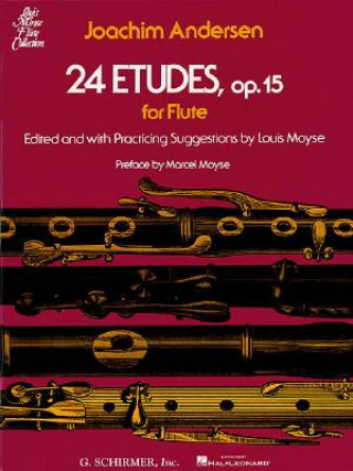 Könyv 24 Etudes of Flutes, Op. 15 Marcel Moyse