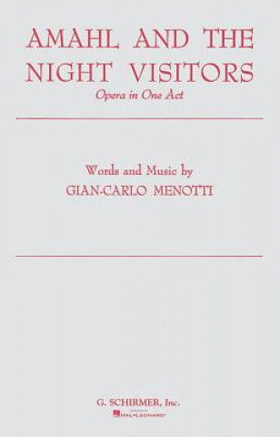 Book Amahl and the Night Visitors: Chorus Parts Menotti Gian-Carlo