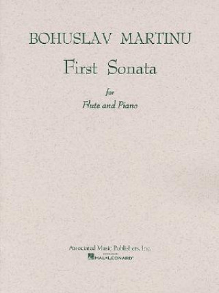 Książka First Sonata for Flute and Piano Martinu Bohuslav